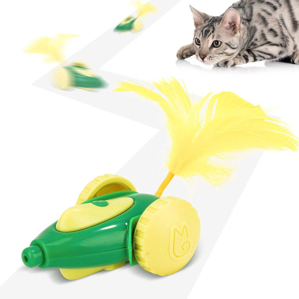 Migicar Automatic Mouse Cat Toy — Green