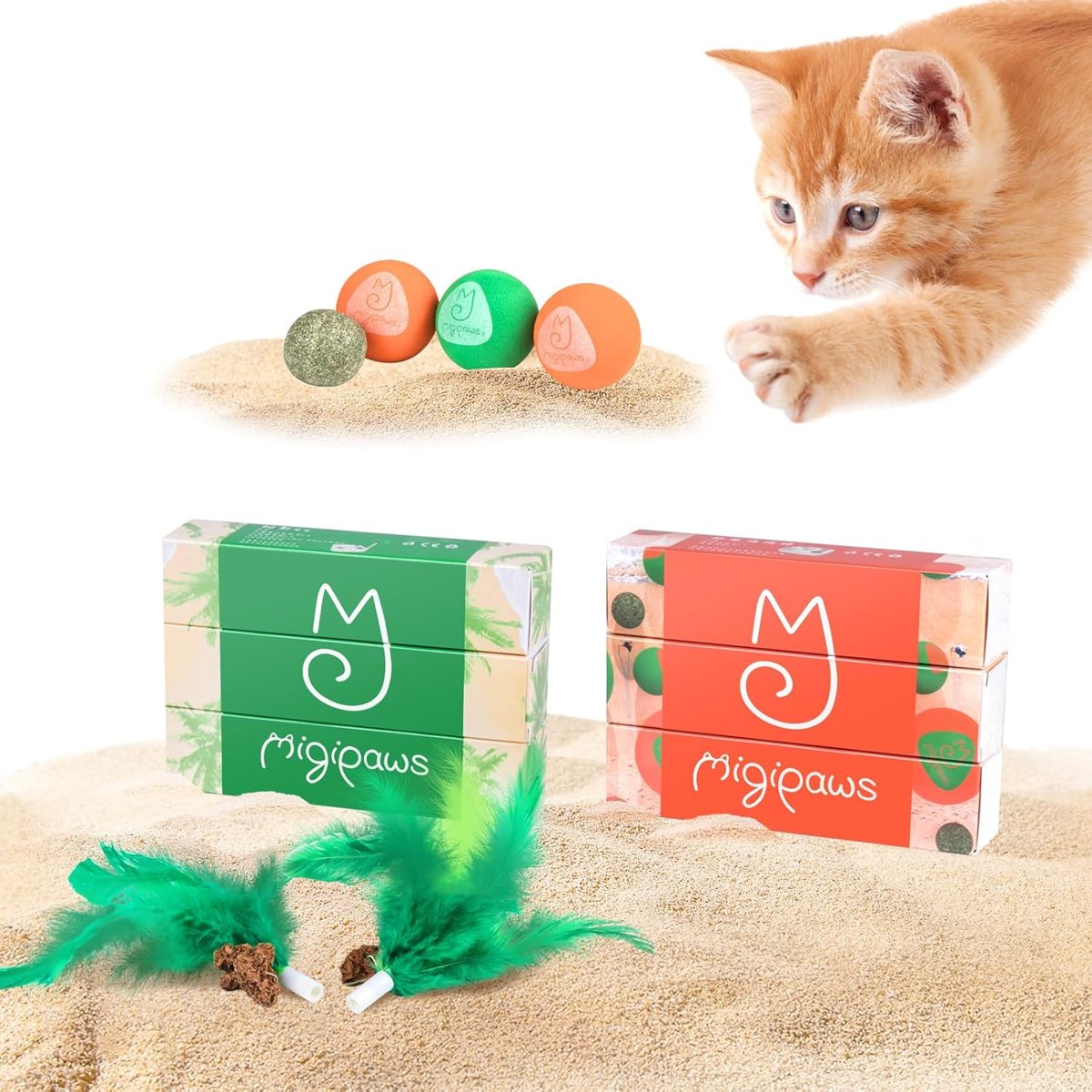 Paw Palace Replacement Balls & Feathers